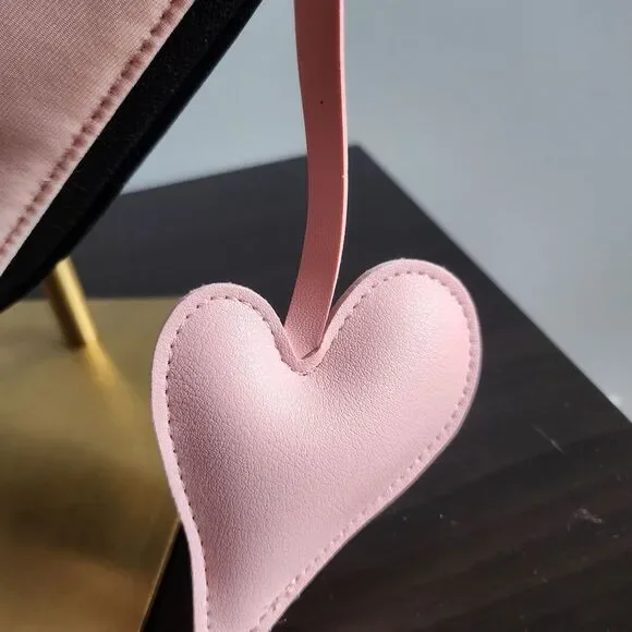 Prada Black and Pink Triangle Clutch - Picture 6 of 10